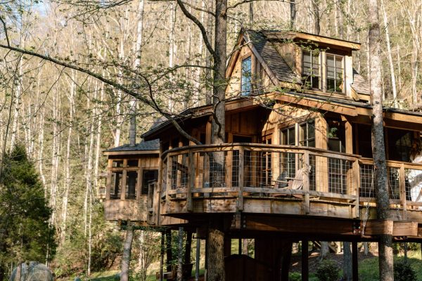 Luxury Mountain View Gatlinburg Wedding Photos Treehouse Grove