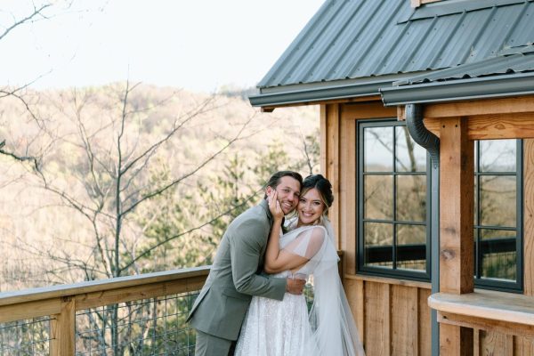 Luxury Mountain View Gatlinburg Wedding Photos Treehouse Grove